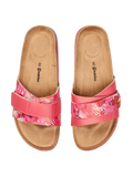 Korkpantoletten für Frauen Hibiskus