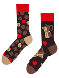 Lustige Socken Kaffeeliebe