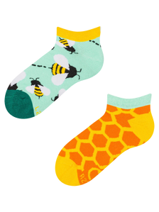 Lustige Knöchelsocken für Kinder Kleine Bienen