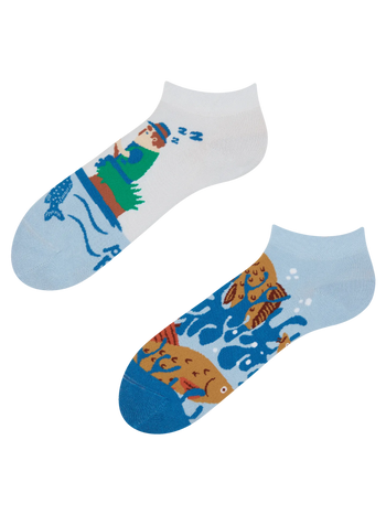Lustige Knöchelsocken Fischerei