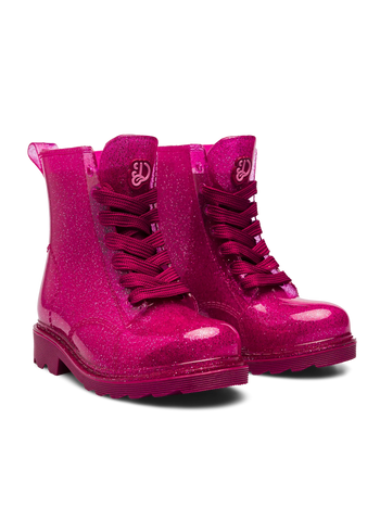Rosa Glitzer Regenstiefel für Kinder