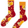 Lustige Socken Bier und Schafe