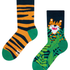 Lustige Kindersocken Tiger