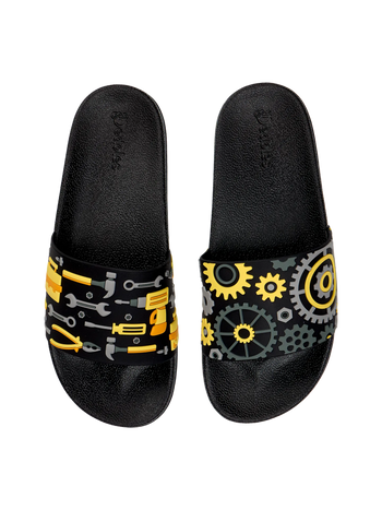 Lustige Pantoletten Mechaniker