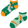 Lustige Knöchelsocken für Kinder Kaninchen und Karotte