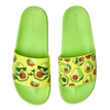 Lustige Pantoletten Pixel-Avocado