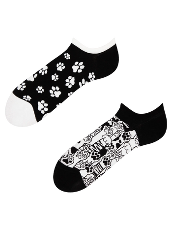 Lustige Sneakersocken Katzenpfoten