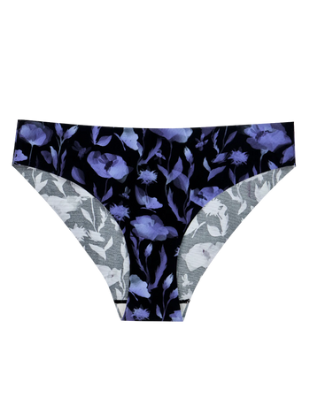 Nahtlose Höschen für Damen Mitternachtsmohn