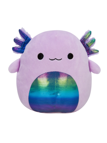 SQUISHMALLOWS Monica der lila Axolotl, 20 cm