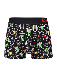 Gekürzte Boxershorts für Männer Soziales Aufladen