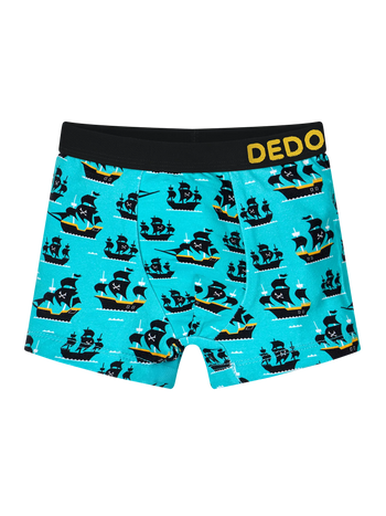 Lustige Boxershorts für Jungen Piratenboot