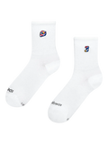 Gerippte Mid-Calf-Socken Pedal bis zum Miau