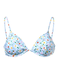 Bügel-Bikinioberteil Herzen und Gänseblümchen