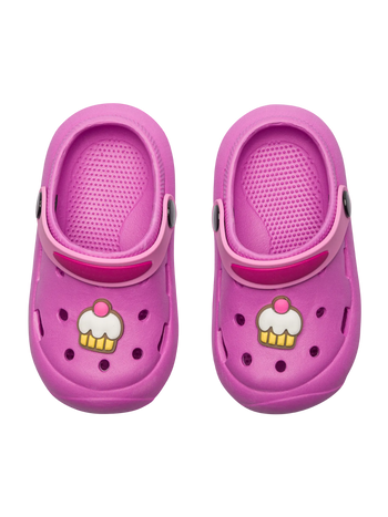 Violette Clog-Sandalen für Kinder