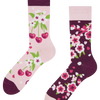 Lustige Bambussocken Kirschblüte