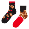 Lustige Crewsocken Schokoladenliebe
