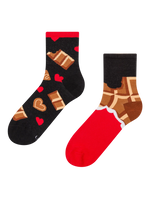 Lustige Crewsocken Schokoladenliebe