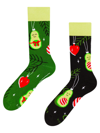 Lustige warme Socken Ferien-Avocado