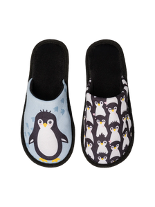 Lustige Hausschuhe Winterpinguin