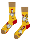 Lustige Socken Huhn oder Ei