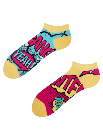 Lustige Knöchelsocken Comics