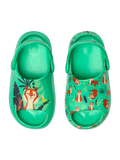 Lustige chunky Baby-Clog-Sandalen Tiger im Dschungel