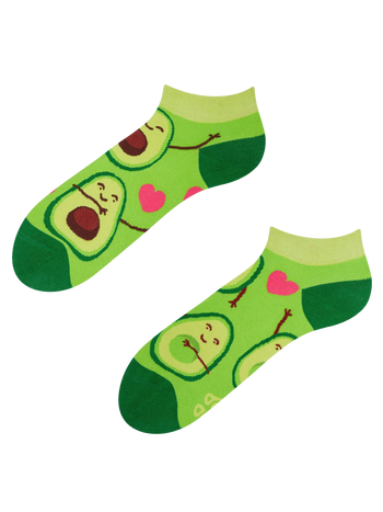 Lustige Knöchelsocken Avocado-Liebe