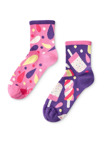 Lustige Crewsocken Eis am Stiel