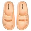 Helles Pfirsichorange Plateausandalen für Frauen