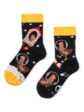 Lustige Kindersocken Hühner-Astronaut