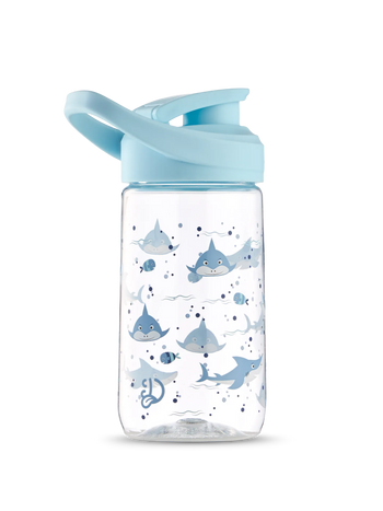 Lustige Wasserflasche Grauer Hai 470 ml