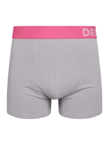Graue und Rosa Boxershorts für Männer