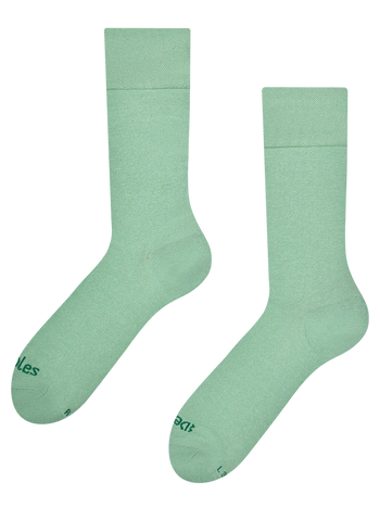 Pastellgrüne Socken