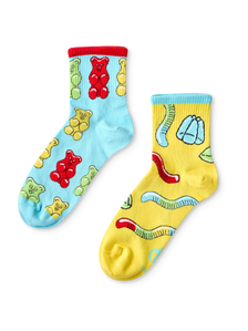 Lustige Crewsocken Gummibären