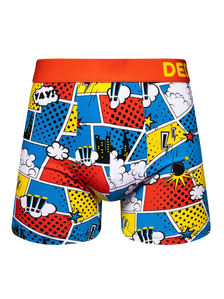 Lustige Boxershorts für Männer Bunte Comics
