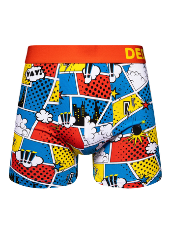 Lustige Boxershorts für Männer Bunte Comics