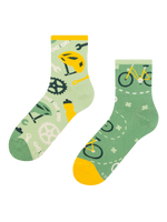 Lustige Crewsocken Radfahren