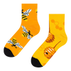 Lustige Crewsocken Fleißige Bienen