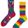 Lustige Socken Bunte Liebe
