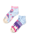 Lustige Knöchelsocken Kirschkuchen