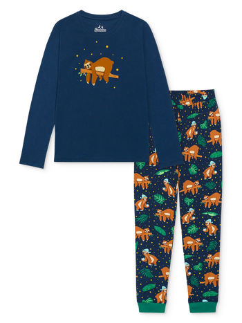 Lustiger Pyjama für Frauen Schläfriges Faultier