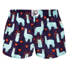 Lustige Damenshorts Lama und Herzen