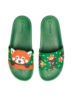 Lustige Pantoletten Roter Panda