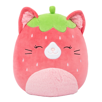 Squishmallows Olma die Erdbeer-Katze, 13 cm