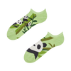 Lustige Sneakersocken Pandas und Bambus