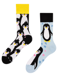 Lustige Socken Winterpinguin