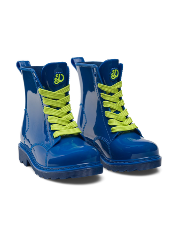 Lustige ozeanblaue Regenstiefel für Kinder
