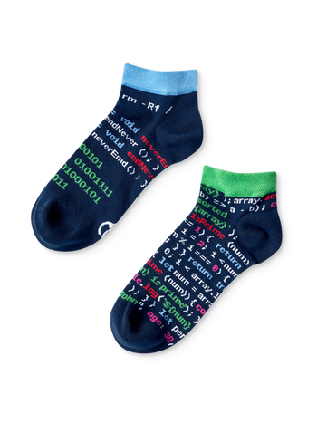 Lustige Knöchelsocken Webentwickler