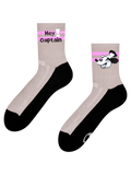 Lustige funktionelle Crewsocken Hey Kapitän!