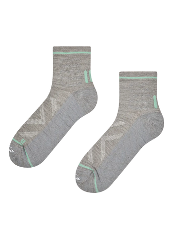 Wander-Knöchelsocken für Herren Grau